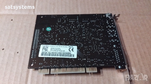 Звукова карта Creative Labs Sound Blaster Live! SB0100 5.1 Channel PCI, снимка 8 - Други - 49418390