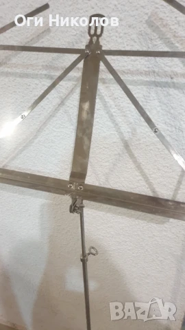 Професионална немска стойка за ноти.Изработена от хромникел, снимка 2 - Други - 51238178