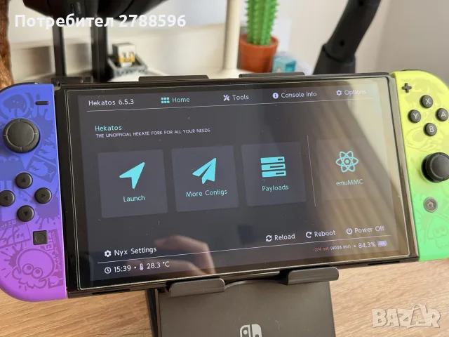 Nintendo switch oled 512gb хакнат, снимка 7 - Nintendo конзоли - 56164042