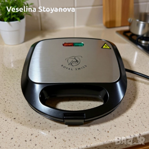 Печка, тостер и кафемашина – 3в1 + ПОДАРЪК Уред за сандвичи Royal Swiss, снимка 4 - Тостери - 52705161