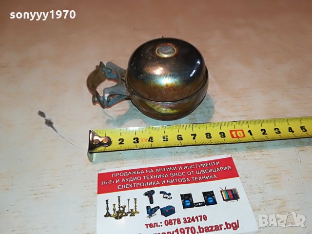 РЕТРО ЗВЪНЕЦ ВНОС шВЕИЦАРИЯ 0703221747, снимка 11 - Антикварни и старинни предмети - 36025971