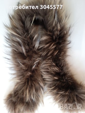 Яка 70 см естествен косъм, снимка 2 - Шалове - 42427028