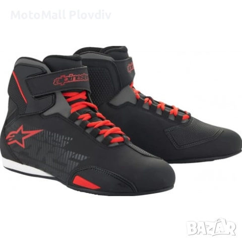 Мото боти ALPINESTARS SEKTOR BLACK/RED/GREY, снимка 2 - Аксесоари и консумативи - 51717473