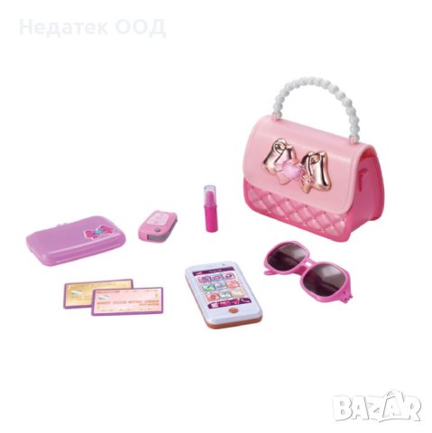  Детска чанта с аксесоари, слънчеви очила, звук и светлина, 8 бр., снимка 2 - Други - 44213025
