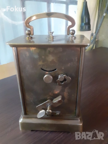 Часовник жокер настолен будилник - Seikosha Tokyo Japan, снимка 4 - Антикварни и старинни предмети - 53277106