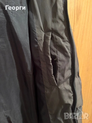 Зимно тъмносиво яке, снимка 5 - Якета - 53244383