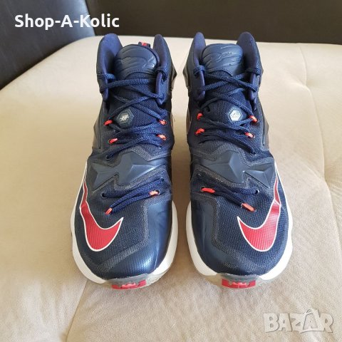 NIKE Zoom LeBron 13 XIII USA Midnight Navy/ Varsity Red, снимка 2 - Кецове - 38754042