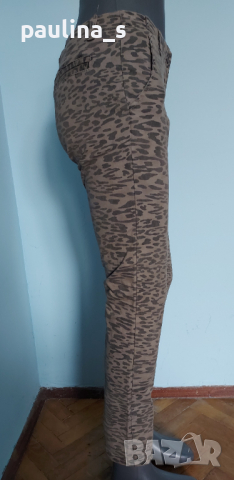 Еластични дънки в леопардов принт / леопардова шарка "Prepair" / малък размер , снимка 3 - Дънки - 36336911