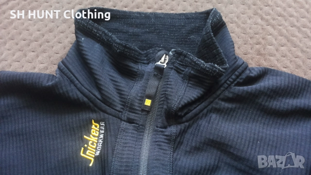 Snickers 9438 Body Mapping Micro Fleece Work Jacket размер XXL работна блуза W4-478, снимка 5 - Блузи - 52025685