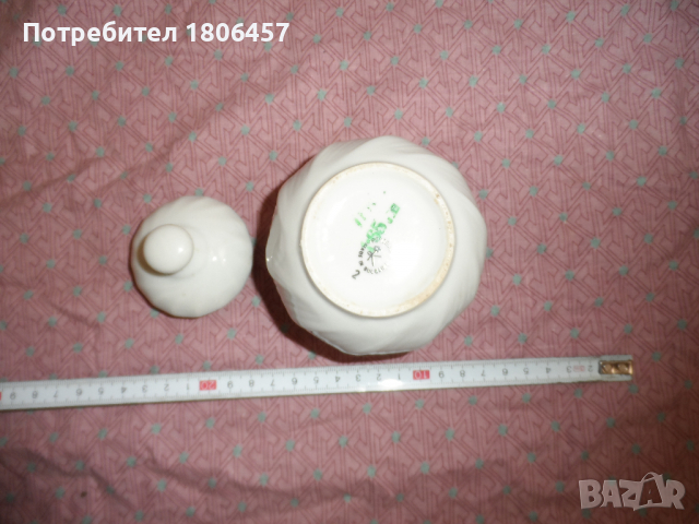 порцеланова захарница 1, снимка 4 - Антикварни и старинни предмети - 36325924