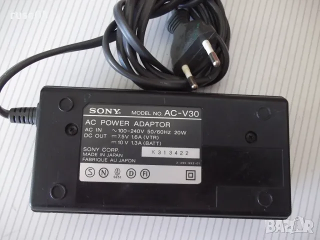 Зарядно устройство "SONY - AC-V30", снимка 5 - Батерии, зарядни - 50153274