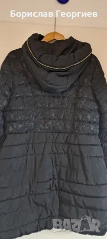 Черно зимно яке Yani, снимка 6 - Якета - 48845577