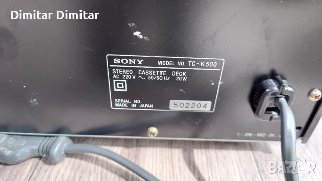 Sony TC-K500., снимка 8 - Декове - 47301817