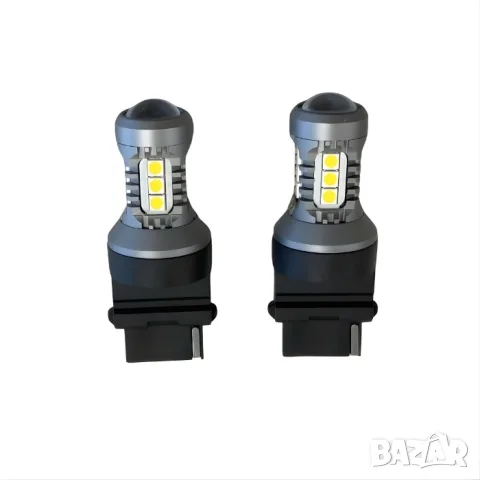 LED крушки 7440 T20 бели 12V 2 броя