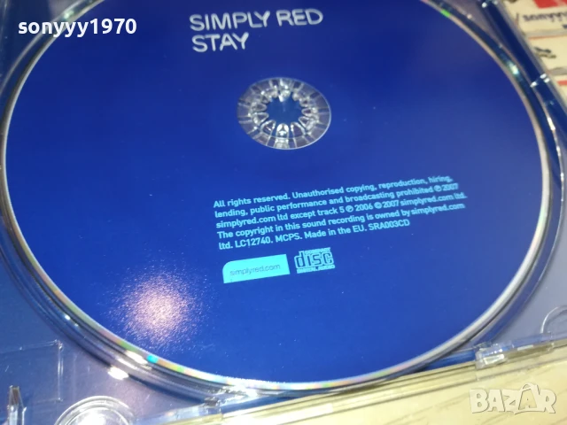 SIMPLY RED CD 0908251528, снимка 9 - CD дискове - 51308881