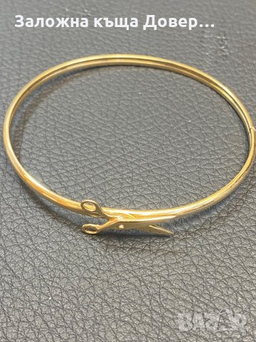 Златна гривна ланче14 к 585 gold zlatna grivna синджир , снимка 6 - Гривни - 34718612