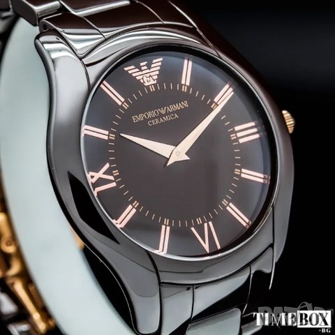 Emporio Armani AR1444 Ceramica Super Slim. Нов мъжки часовник, снимка 2 - Мъжки - 38800976