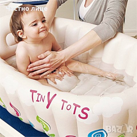 Надуваема Бебешка Ваничка Tiny Tots Bebe, снимка 1 - За банята - 41444528