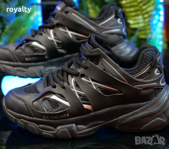 Унисекс Balenciaga track Цвят- Черно, снимка 4 - Маратонки - 52425003