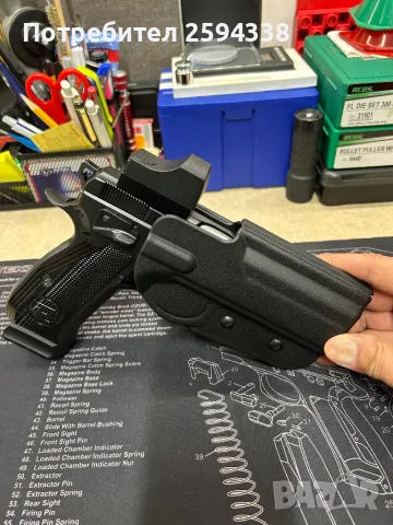  Боен  Пистолет CZ SP-01 Shadow 1 kal.9x19, снимка 10 - Бойно оръжие - 49700307