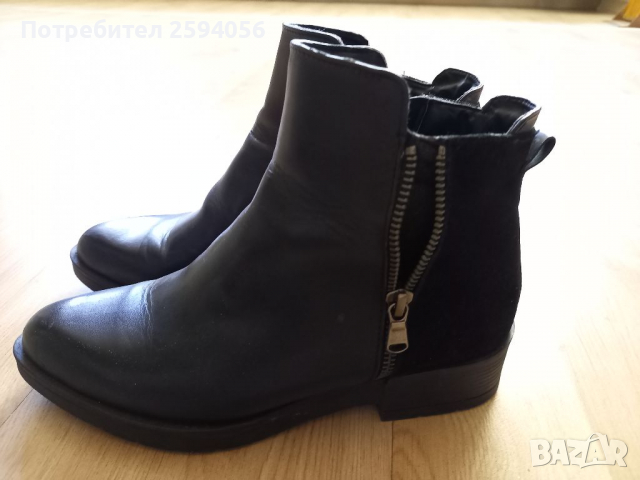 Дамски естествена кожа боти, снимка 2 - Дамски ботуши - 36387983