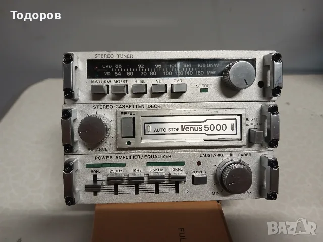 Ретро авторадиокасетофон Venus 5000
