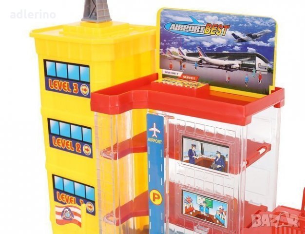 Игра Летище, детска игра летище, авио игра за деца, конструктор летище, снимка 3 - Влакчета, самолети, хеликоптери - 34312756