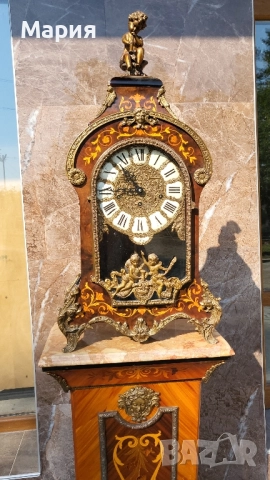 Часовник с постамент 025, снимка 5 - Антикварни и старинни предмети - 51455948