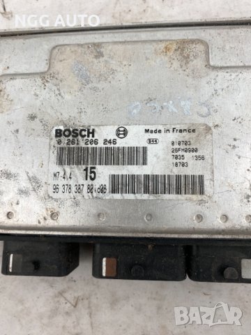 Компютър Двигател BOSCH 0 261 206 246, 90 378 387 80, Peugeot, Citroen , снимка 2 - Части - 40890951