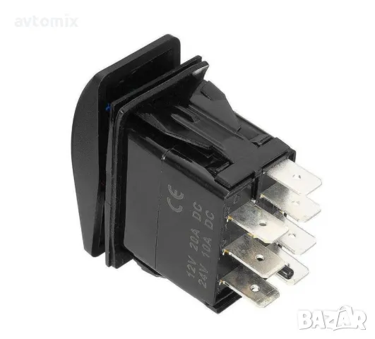 Моментен, самовъзвратен бутон за вграждане за лебедка, 12-24V, снимка 4 - Аксесоари и консумативи - 49749546