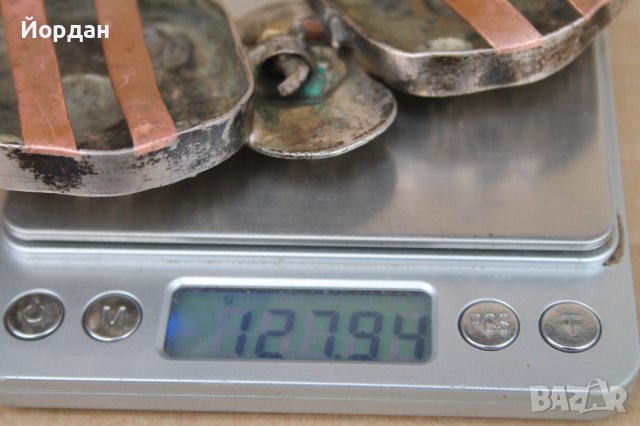 Сребърна пафта филигран, снимка 13 - Антикварни и старинни предмети - 44403219