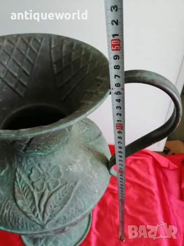 Огромен Старинен Съд , Амфора , Ваза , Кашпа 19 Век., снимка 7 - Антикварни и старинни предмети - 42275184