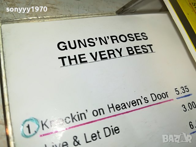 GUNS N ROSES-КАСЕТА 2301231756, снимка 10 - Аудио касети - 39408003