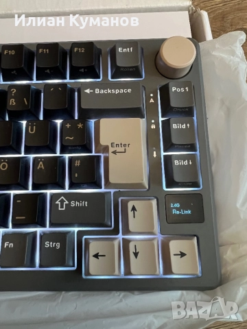 Геймърска безжична клавиатура .Червени суичове .Нова !, снимка 3 - Клавиатури и мишки - 52369707