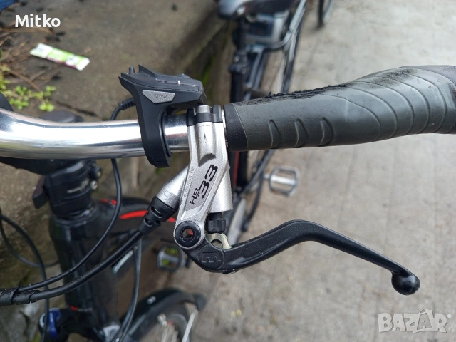 28 цола електрически алуминиев велосипед с 7 скорости усилени капли амортисьори предни като нов , снимка 7 - Велосипеди - 53373021