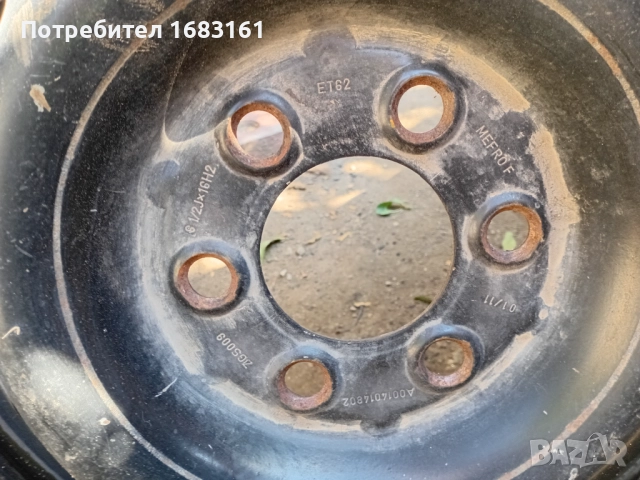  джанти за спринтер, крафтер, снимка 2 - Гуми и джанти - 47761185