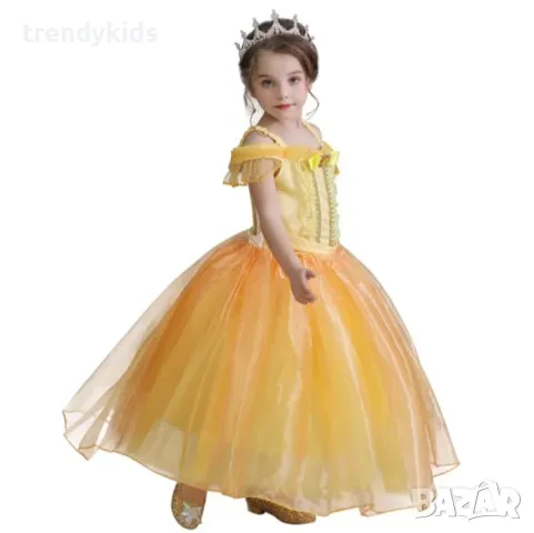 Ефирна рокля на Бел , снимка 5 - Детски рокли и поли - 49939591