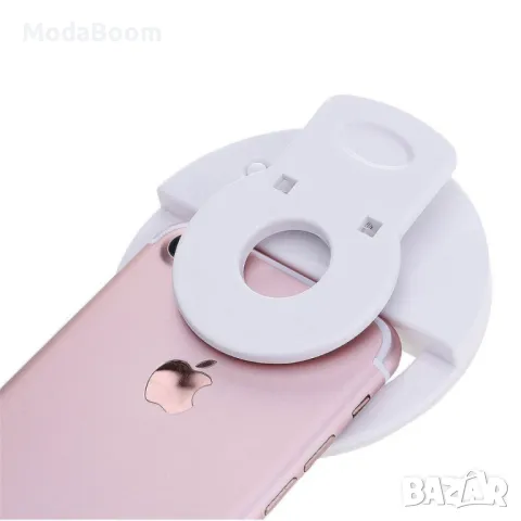 Кръгла селфи светкавица с LED светлина, снимка 5 - Лед осветление - 48763787