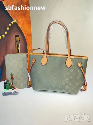 Louis Vuitton Neverfull medium size, снимка 12 - Чанти - 55759874