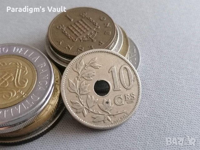 Монета - Белгия - 10 сентима (френска) | 1902г.