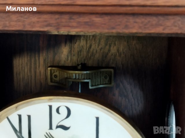 Стар механичен стенен часовник, снимка 3 - Антикварни и старинни предмети - 41806849