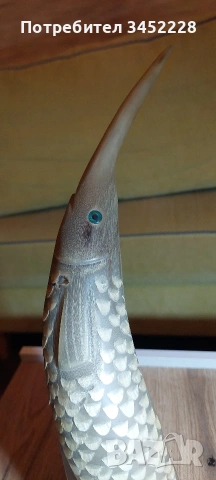 фигура от рог за колекционери височина 40см , снимка 5 - Декорация за дома - 53056494