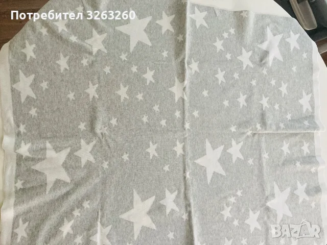 Памучно одеало за бебе двулицево , снимка 2 - Спално бельо и завивки - 56350453