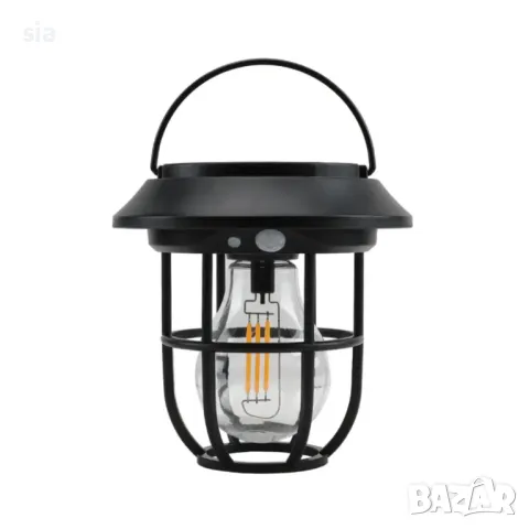 Соларна Лампа за Къмпинг , 12см, снимка 2 - Къмпинг осветление - 36508614