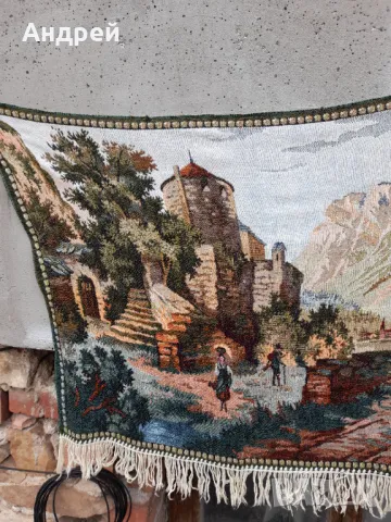 Старинен ковьор,покривка за стена #268, снимка 3 - Антикварни и старинни предмети - 47664000