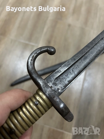 Френски Щик Шаспо Нож Сабя , снимка 4 - Антикварни и старинни предмети - 55824549