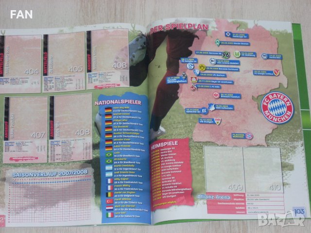 Оригинален стикер албум ПАНИНИ Бундеслига PANINI Bundesliga Fußball 2008/09, снимка 15 - Фен артикули - 35691751