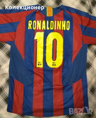 Оригинална тениска Nike 90 – Ronaldinho, FC Barcelona, снимка 5 - Футбол - 41104200