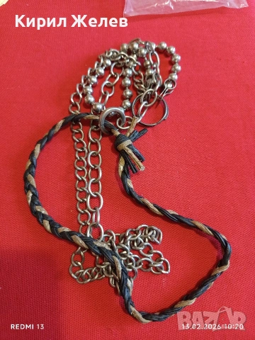 Колие готик, пънк или рок естетика интересно красиво 