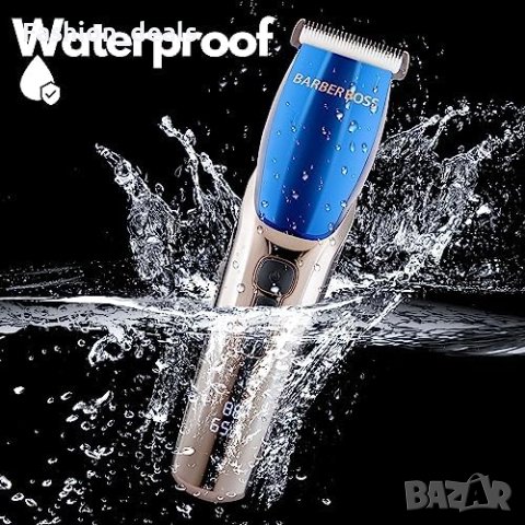 Нов Водоустойчив Безжичен самозаточващ се тример за брада и коса/Подарък Мъж, снимка 5 - Тримери - 41661407